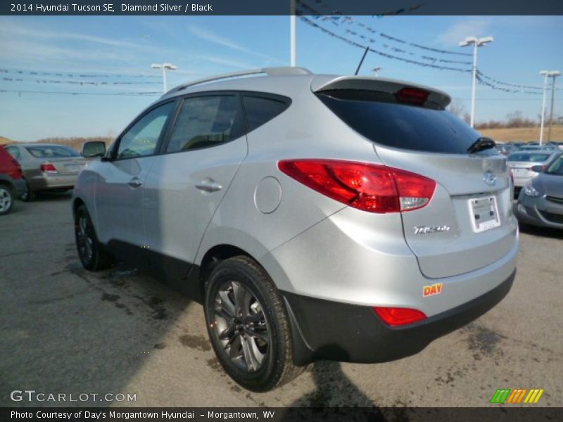 Diamond Silver / Black 2014 Hyundai Tucson SE