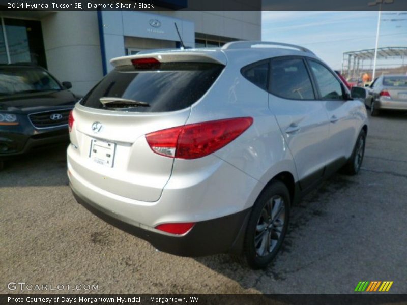 Diamond Silver / Black 2014 Hyundai Tucson SE