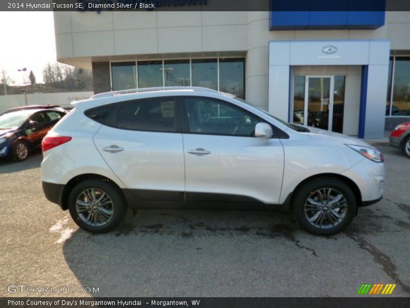 Diamond Silver / Black 2014 Hyundai Tucson SE