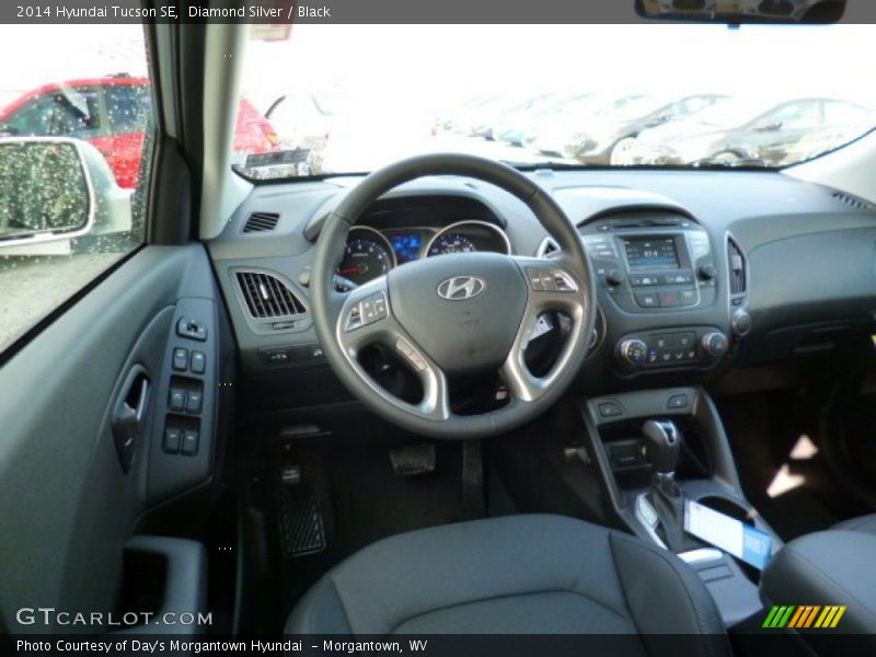 Diamond Silver / Black 2014 Hyundai Tucson SE