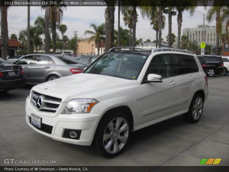 Arctic White / Almond/Black 2011 Mercedes-Benz GLK 350