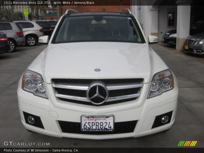 Arctic White / Almond/Black 2011 Mercedes-Benz GLK 350