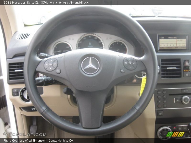 Arctic White / Almond/Black 2011 Mercedes-Benz GLK 350