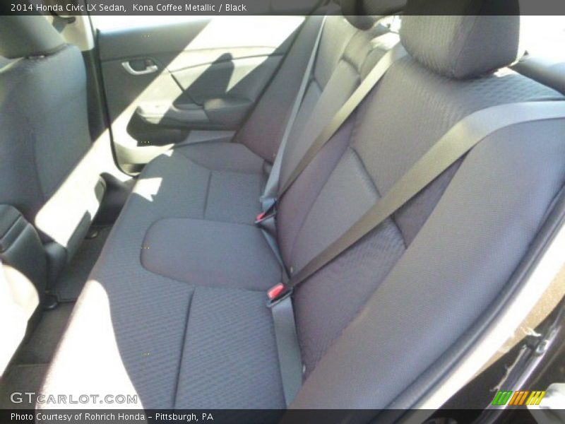 Kona Coffee Metallic / Black 2014 Honda Civic LX Sedan