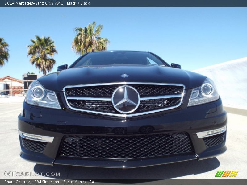 Black / Black 2014 Mercedes-Benz C 63 AMG