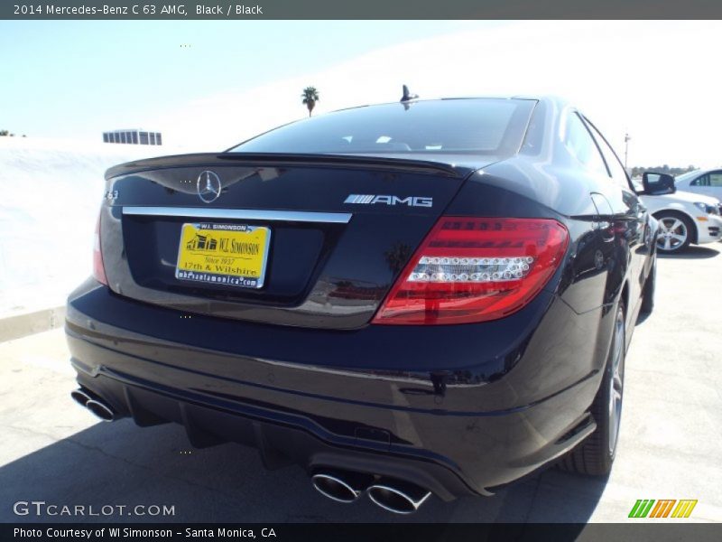 Black / Black 2014 Mercedes-Benz C 63 AMG