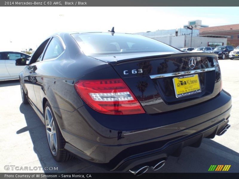 Black / Black 2014 Mercedes-Benz C 63 AMG