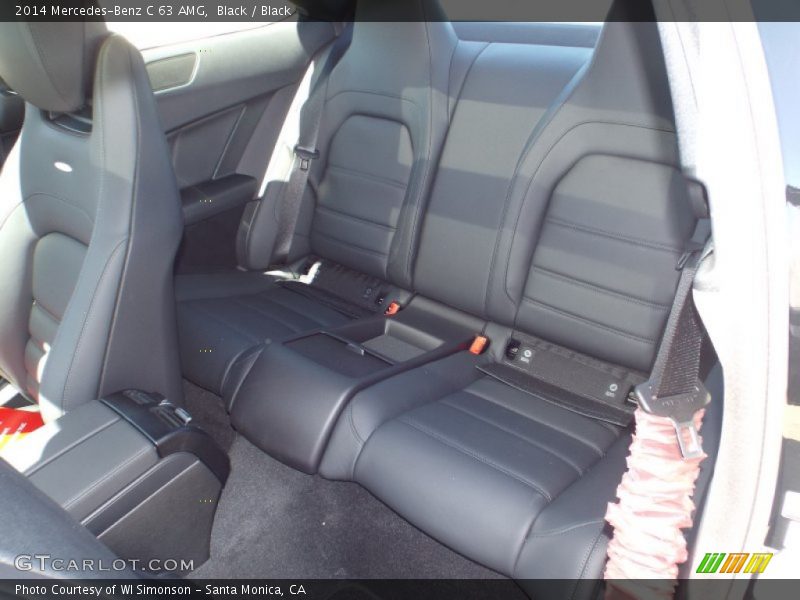 Rear Seat of 2014 C 63 AMG