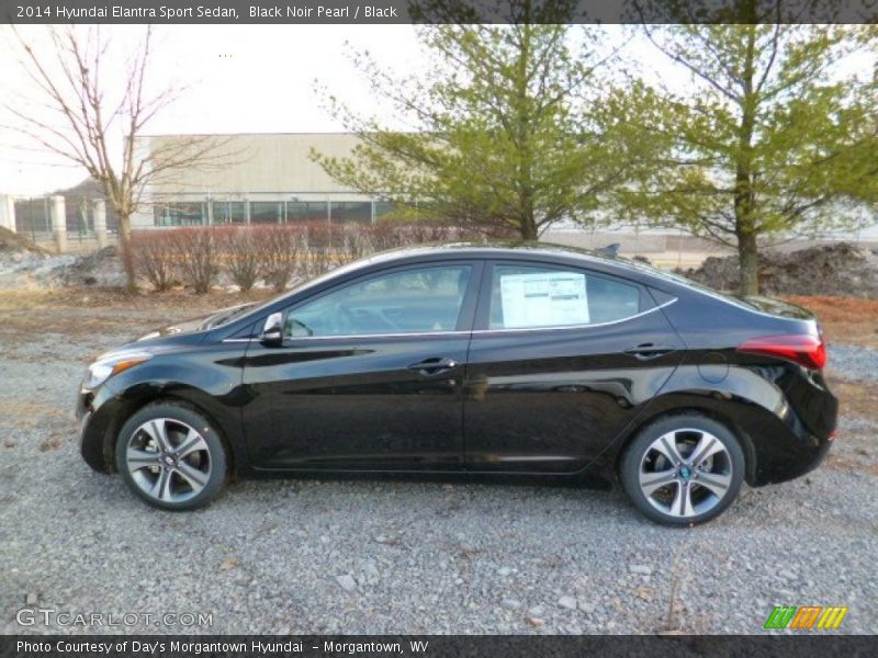  2014 Elantra Sport Sedan Black Noir Pearl