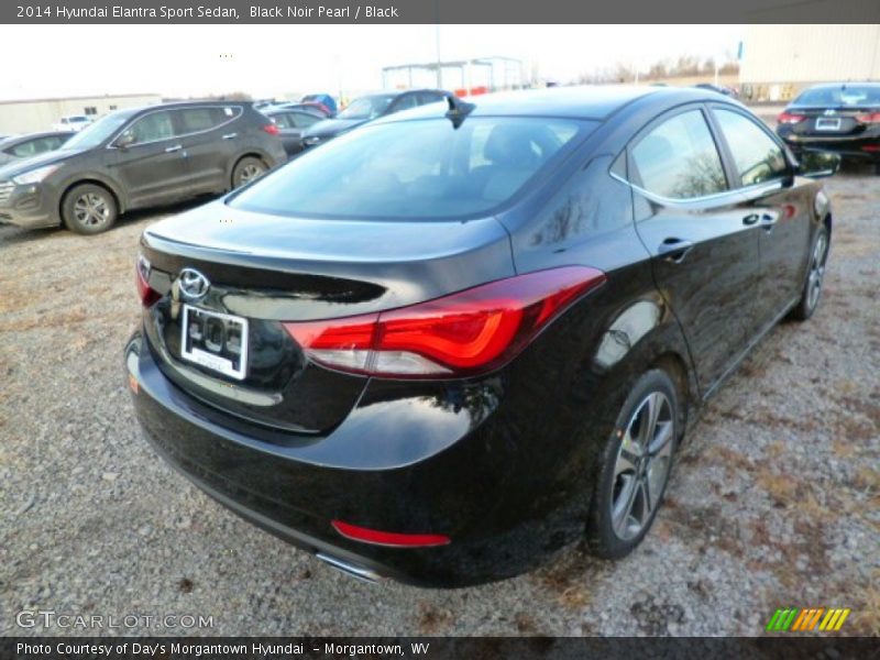 Black Noir Pearl / Black 2014 Hyundai Elantra Sport Sedan