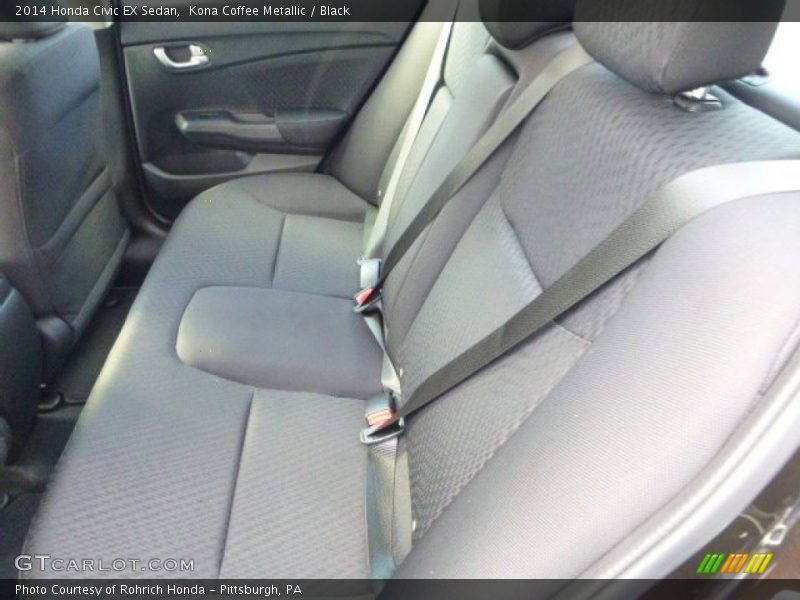 Kona Coffee Metallic / Black 2014 Honda Civic EX Sedan