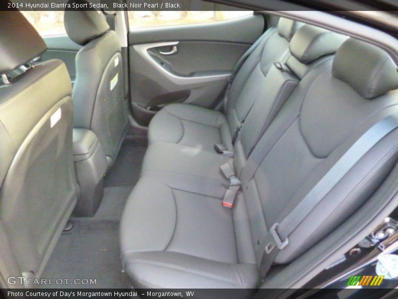 Rear Seat of 2014 Elantra Sport Sedan