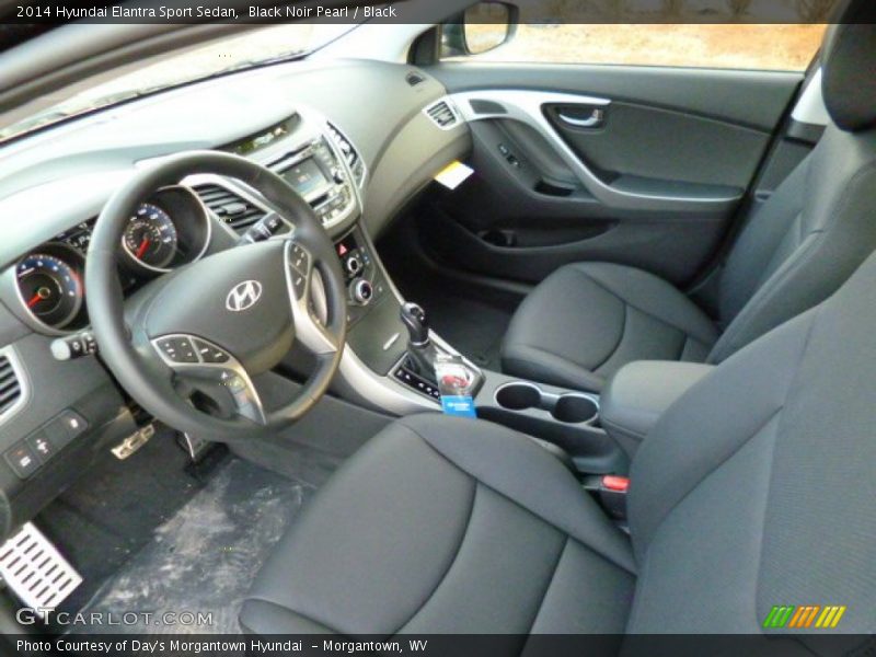  2014 Elantra Sport Sedan Black Interior