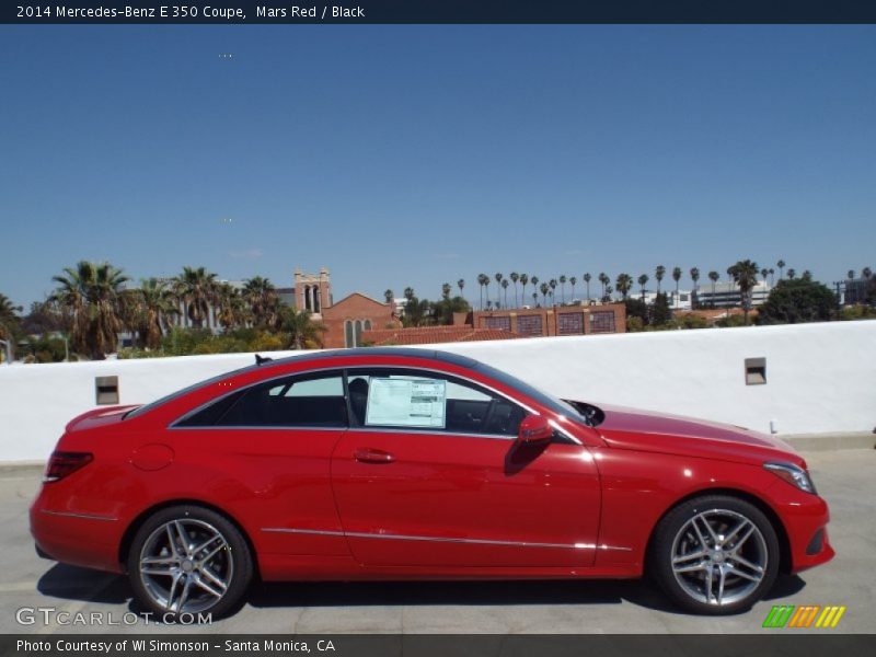 Mars Red / Black 2014 Mercedes-Benz E 350 Coupe