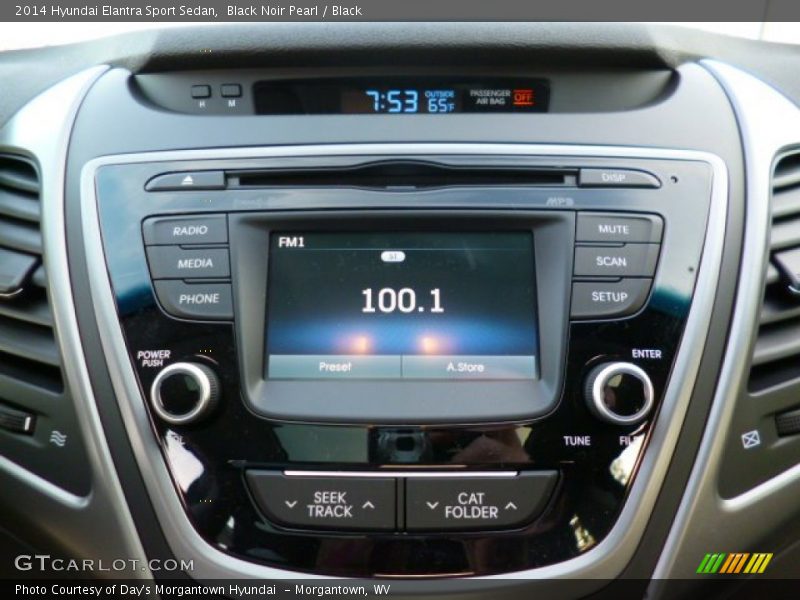 Controls of 2014 Elantra Sport Sedan
