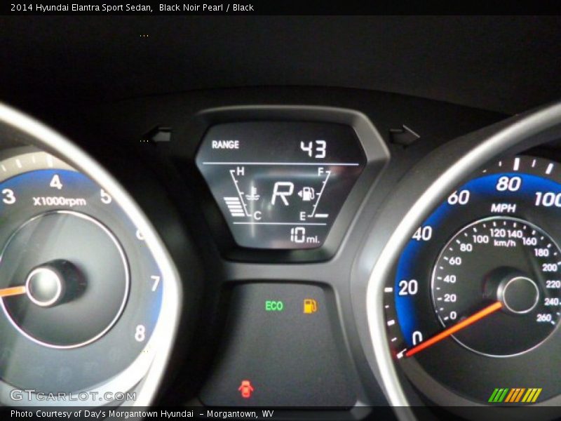  2014 Elantra Sport Sedan Sport Sedan Gauges