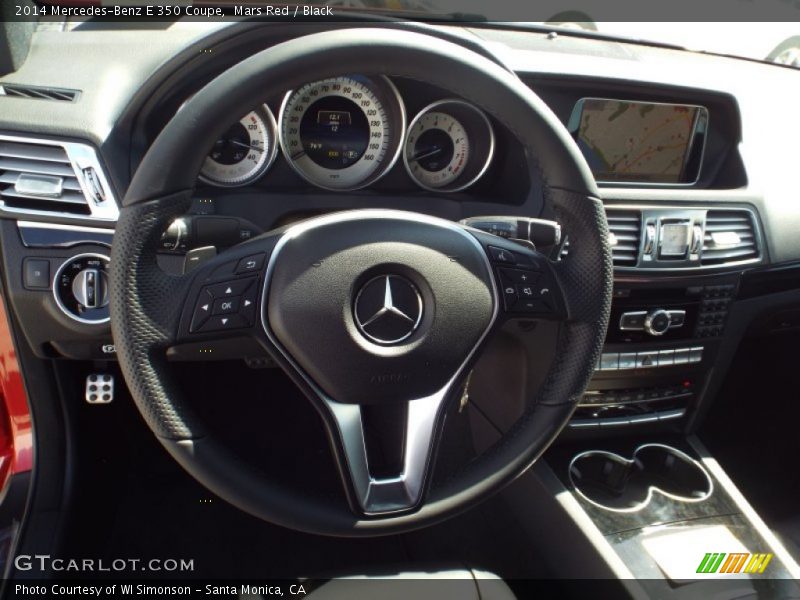 Mars Red / Black 2014 Mercedes-Benz E 350 Coupe