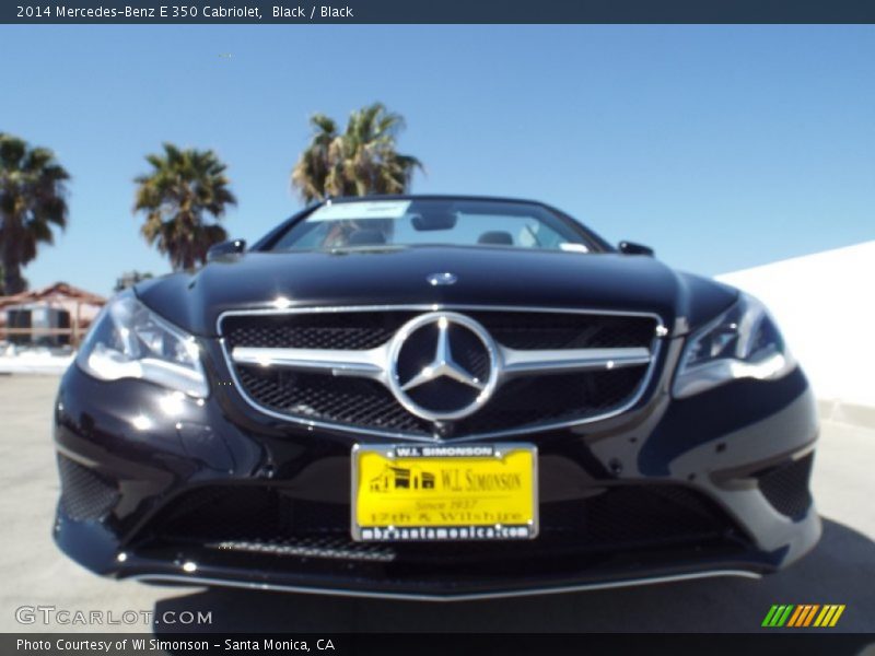 Black / Black 2014 Mercedes-Benz E 350 Cabriolet