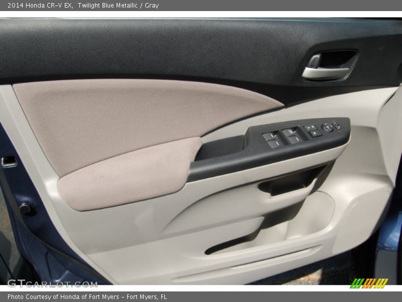 Twilight Blue Metallic / Gray 2014 Honda CR-V EX