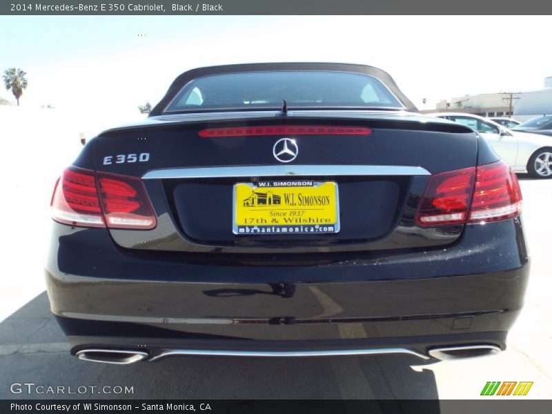 Black / Black 2014 Mercedes-Benz E 350 Cabriolet