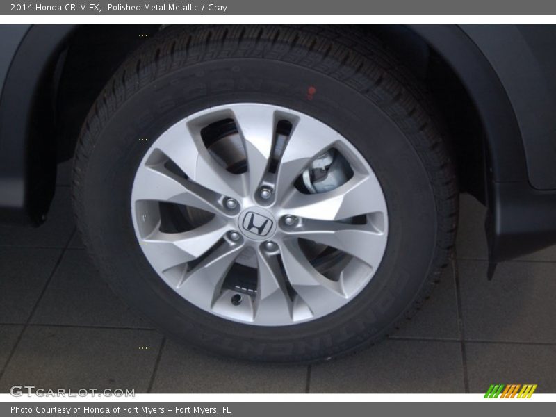 Polished Metal Metallic / Gray 2014 Honda CR-V EX