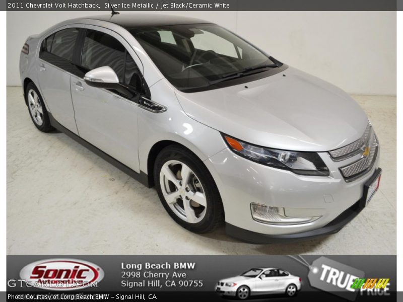 Silver Ice Metallic / Jet Black/Ceramic White 2011 Chevrolet Volt Hatchback
