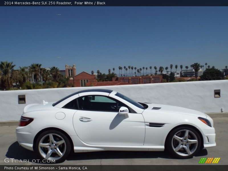 Polar White / Black 2014 Mercedes-Benz SLK 250 Roadster