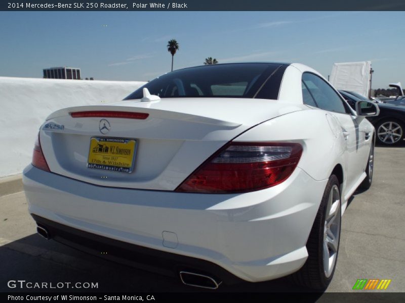 Polar White / Black 2014 Mercedes-Benz SLK 250 Roadster