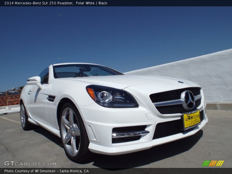 Polar White / Black 2014 Mercedes-Benz SLK 250 Roadster