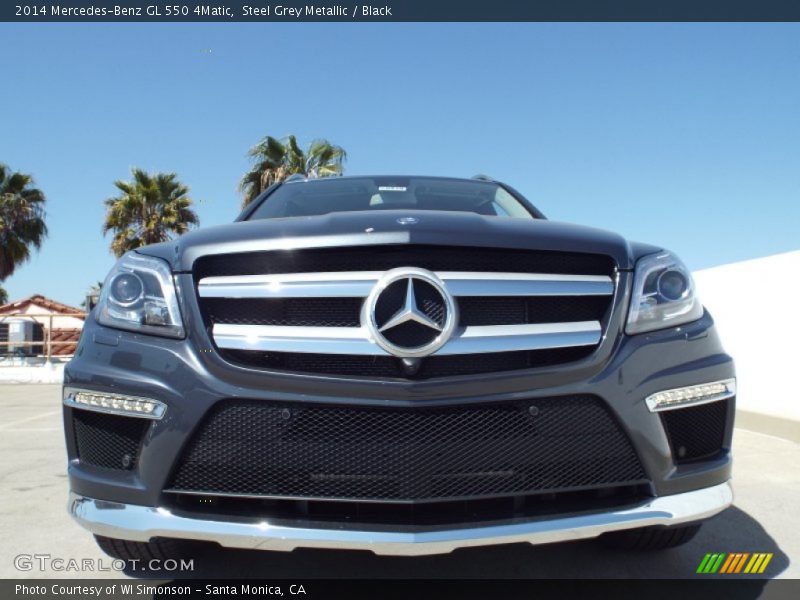 Steel Grey Metallic / Black 2014 Mercedes-Benz GL 550 4Matic