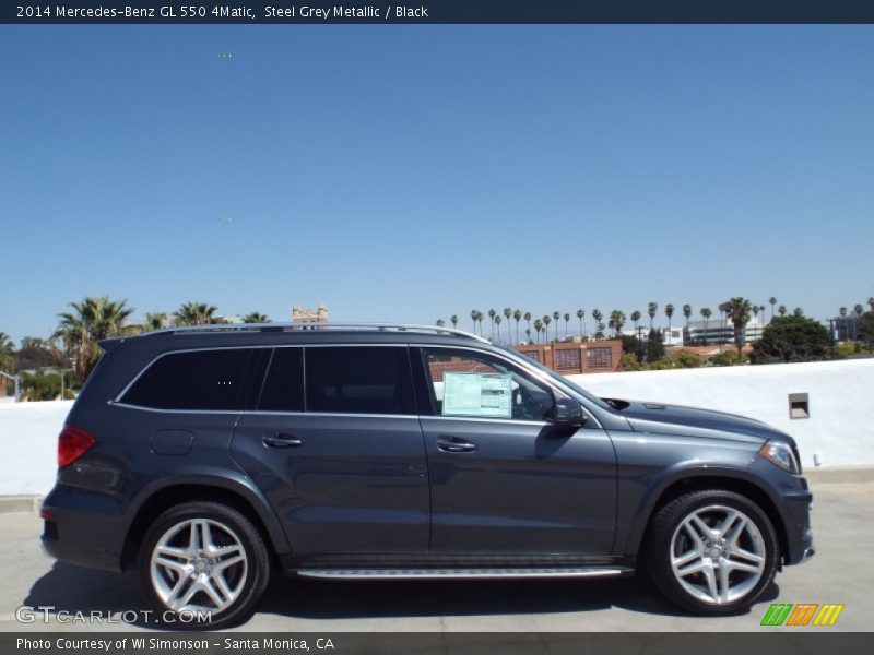 Steel Grey Metallic / Black 2014 Mercedes-Benz GL 550 4Matic