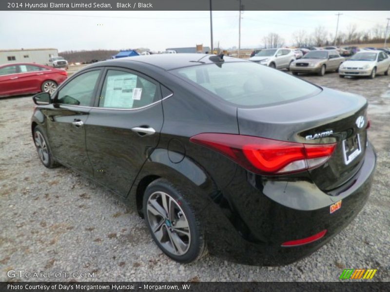 Black / Black 2014 Hyundai Elantra Limited Sedan