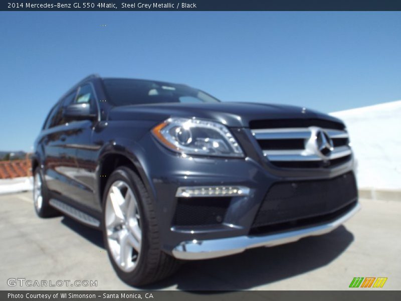 Steel Grey Metallic / Black 2014 Mercedes-Benz GL 550 4Matic