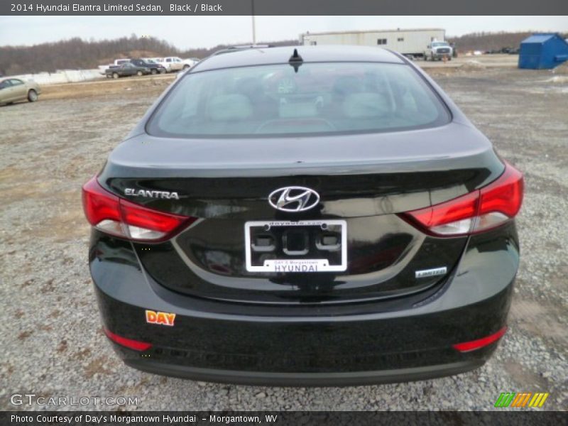 Black / Black 2014 Hyundai Elantra Limited Sedan