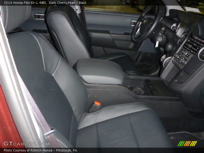 Dark Cherry Pearl / Black 2014 Honda Pilot EX-L 4WD