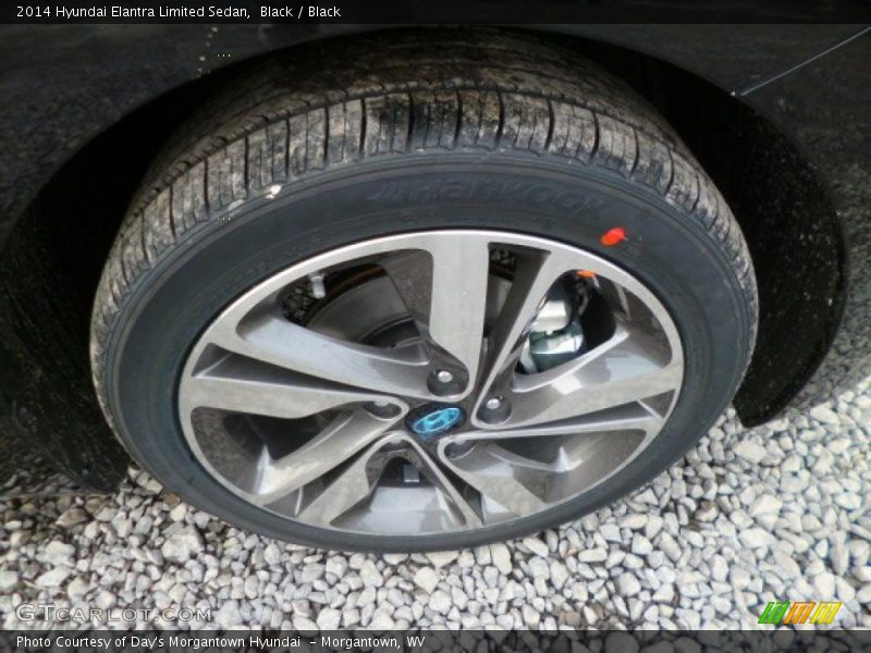 Black / Black 2014 Hyundai Elantra Limited Sedan