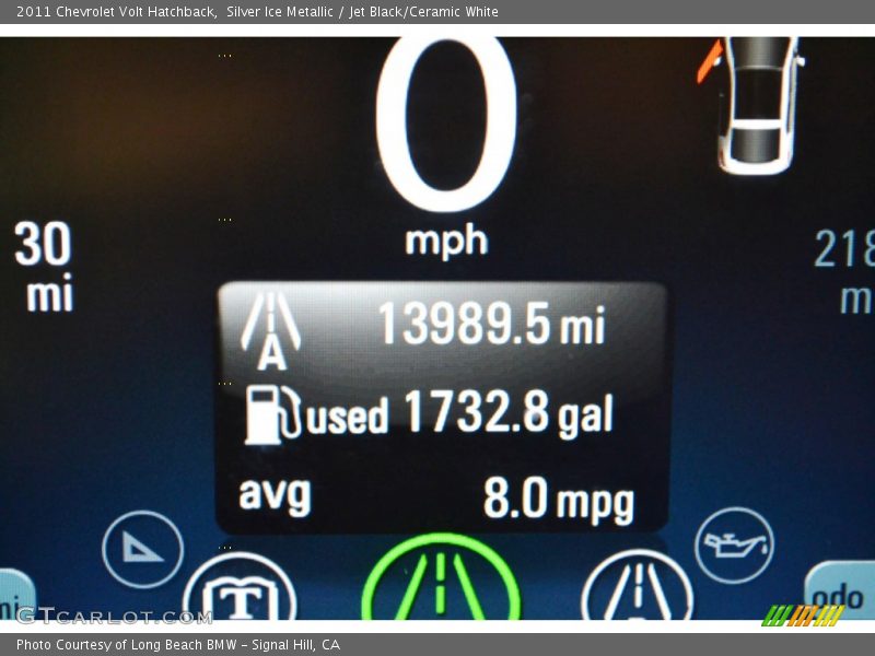 Silver Ice Metallic / Jet Black/Ceramic White 2011 Chevrolet Volt Hatchback