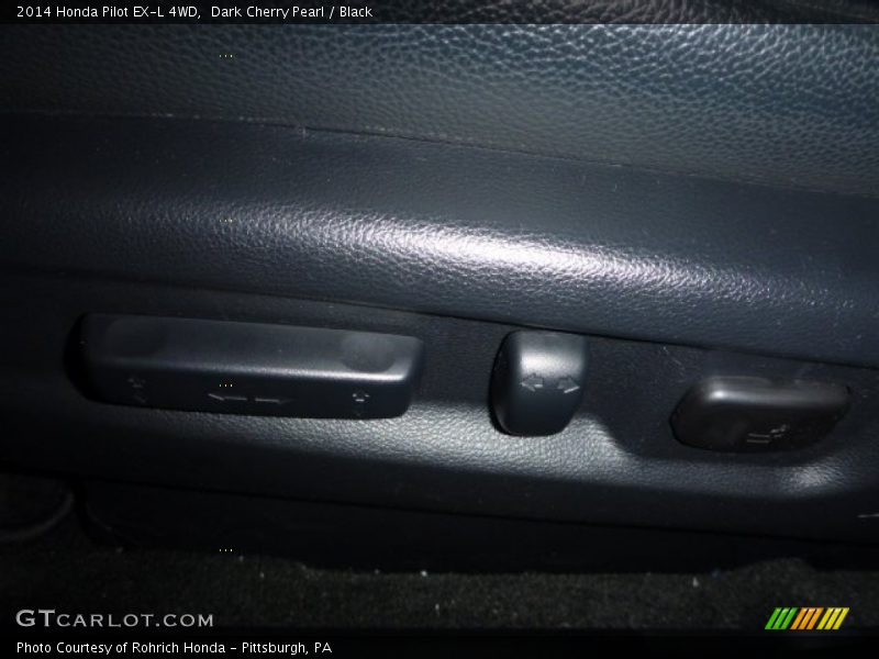 Dark Cherry Pearl / Black 2014 Honda Pilot EX-L 4WD