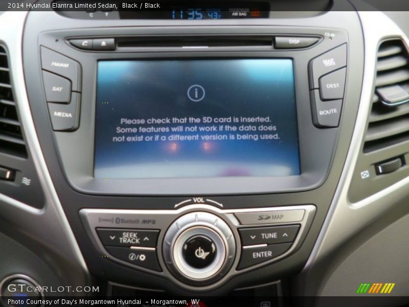 Black / Black 2014 Hyundai Elantra Limited Sedan
