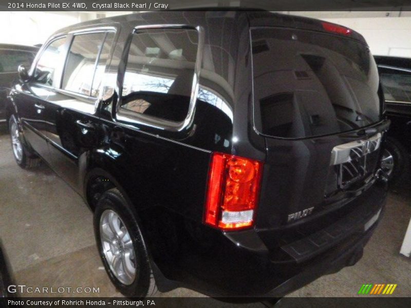 Crystal Black Pearl / Gray 2014 Honda Pilot EX 4WD