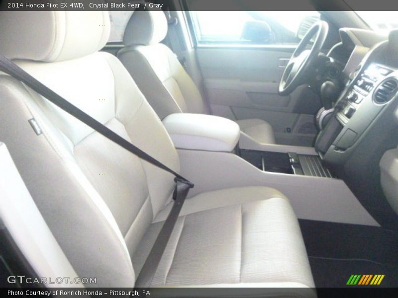 Crystal Black Pearl / Gray 2014 Honda Pilot EX 4WD