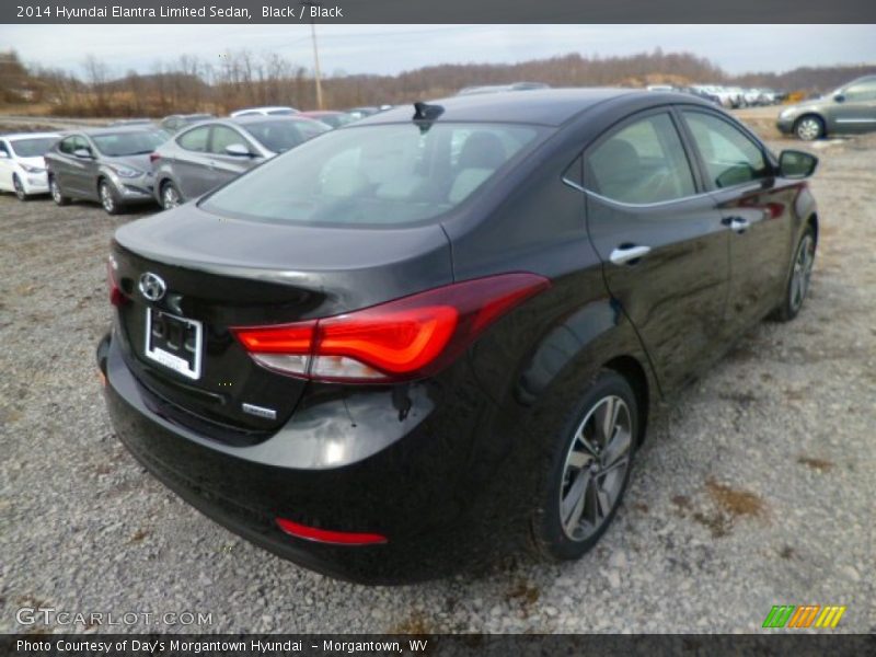 Black / Black 2014 Hyundai Elantra Limited Sedan