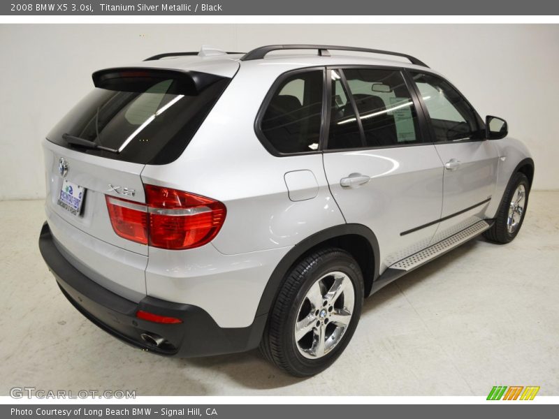 Titanium Silver Metallic / Black 2008 BMW X5 3.0si