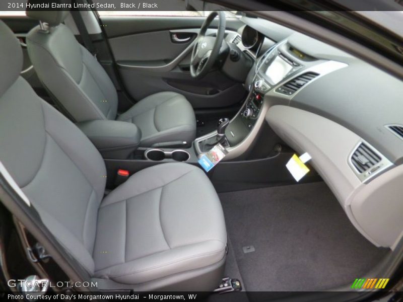 Black / Black 2014 Hyundai Elantra Limited Sedan