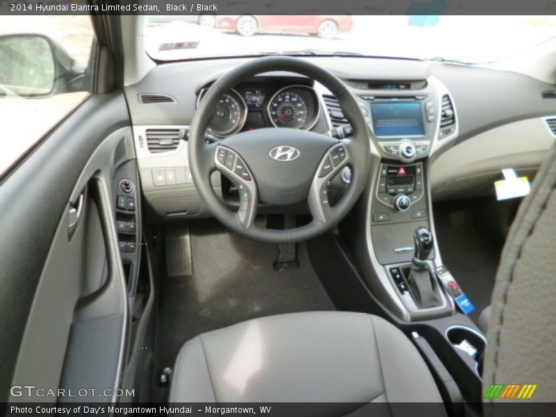 Black / Black 2014 Hyundai Elantra Limited Sedan