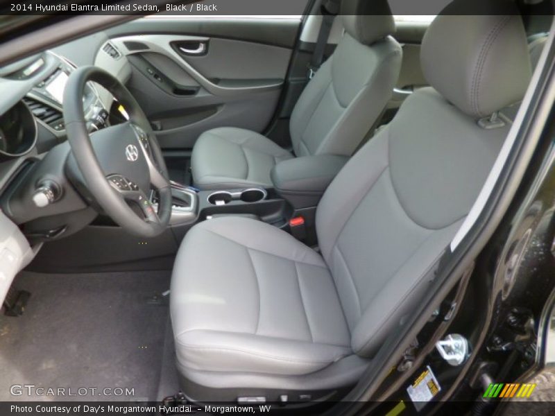 Black / Black 2014 Hyundai Elantra Limited Sedan