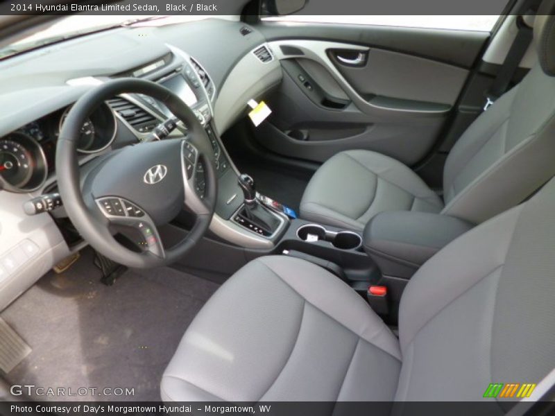 Black / Black 2014 Hyundai Elantra Limited Sedan