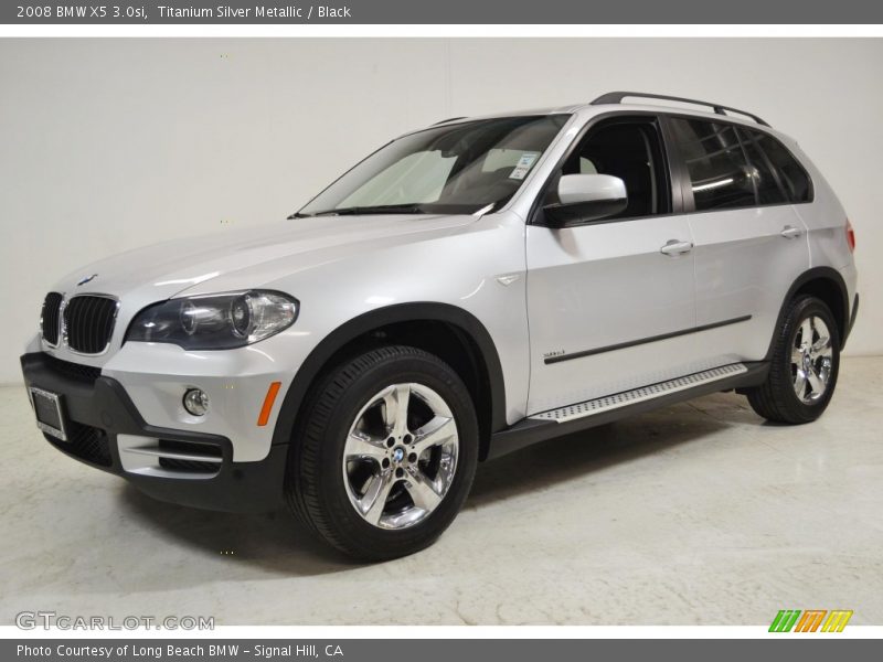 Titanium Silver Metallic / Black 2008 BMW X5 3.0si
