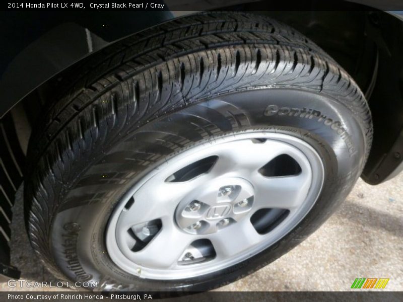 Crystal Black Pearl / Gray 2014 Honda Pilot LX 4WD