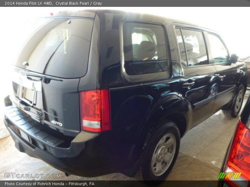 Crystal Black Pearl / Gray 2014 Honda Pilot LX 4WD